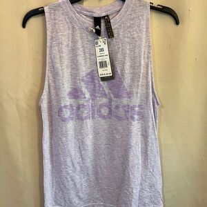 Adidas Women's Lavender Muscle Tee